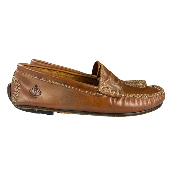 Brookfield Sportive Leather Drivers Loafers‎ Mens Size US9.5  EUR40 - Picture 1 of 14